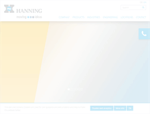 Tablet Screenshot of hanning-hew.com